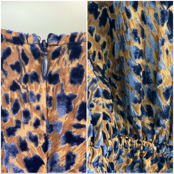 NWT: The Kooples - Velvet Leopard Mini Dress Sz: 3 - Picture 5 of 7